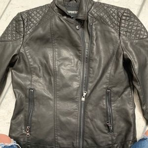 EXPRESS S/M FAUX LEATHER JACKET